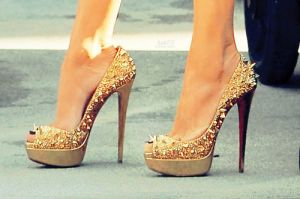 Beautiful photos of gold - gold louboutin shoes.jpg